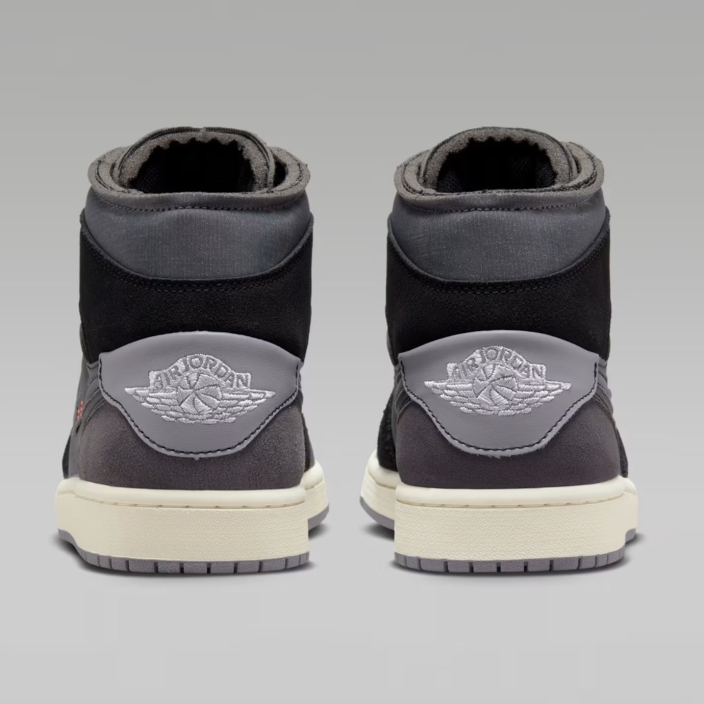 Air Jordan 1 Mid SE Craft Inside Out sneaker black and grey 10.5 - Picture 3 of 3